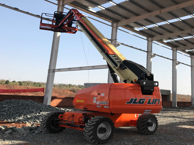 捷尔杰660SJ高空作业车助力山河智能工业城建设